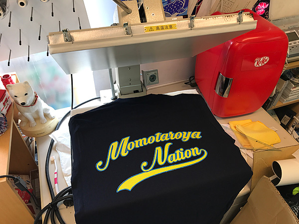 刺繍ワッペン転写