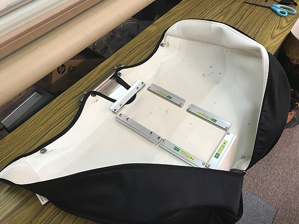 ゴルフバッグヘッドカバーに刺繍