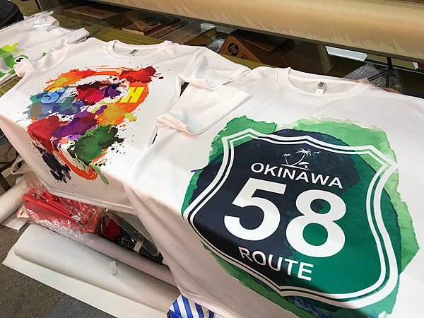 Ｔシャツ昇華転写テスト