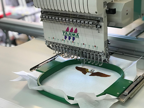 ワッペン刺繍