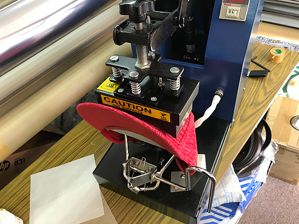 帽子用熱転写機