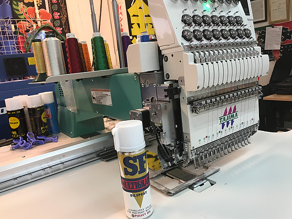 刺繍機メンテナンス