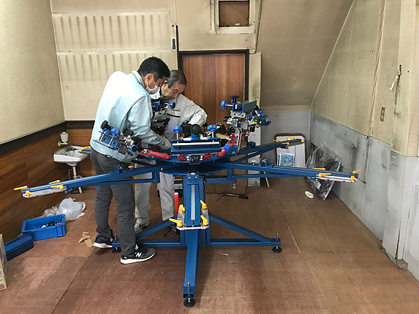 Ｍ＆Ｒ社Ｔシャツプリント機