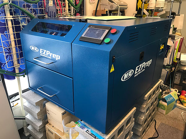 Ｔシャツプリント用前処理機