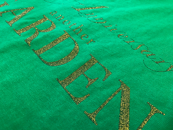 Ｔシャツへキラキラプリント