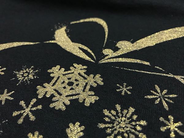 Ｔシャツへキラキラプリント用インク