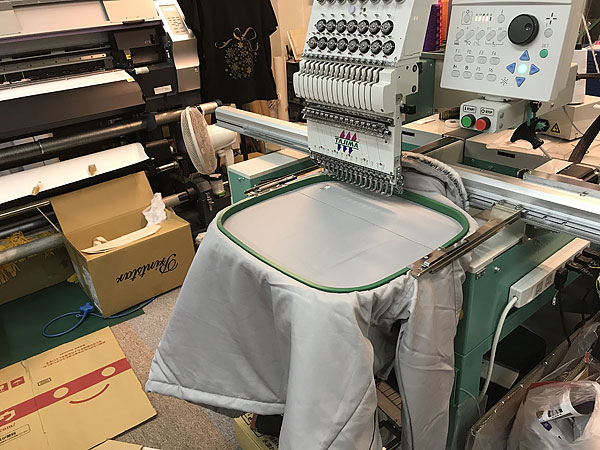 ドカジャンに刺繍