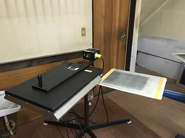 シルク印刷用ヒーター