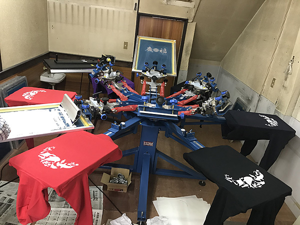 プリントパーカー