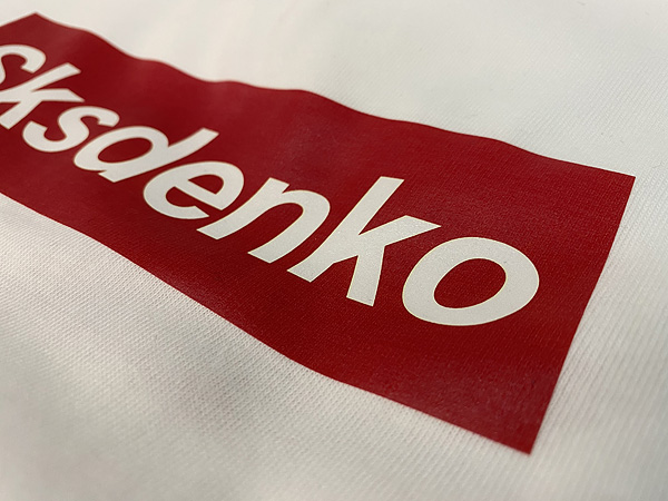 Ｔシャツにレーザートナー転写