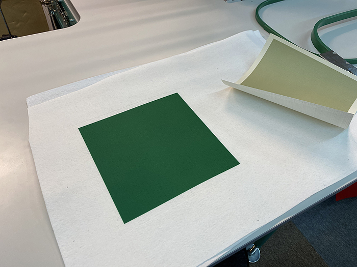 昇華転写で下地作り