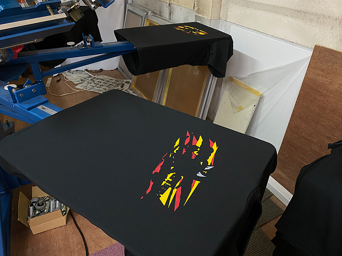 シルク印刷でTシャツプリント