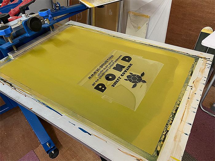 シルク印刷の製版