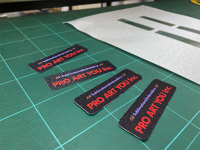 昇華転写ワッペン