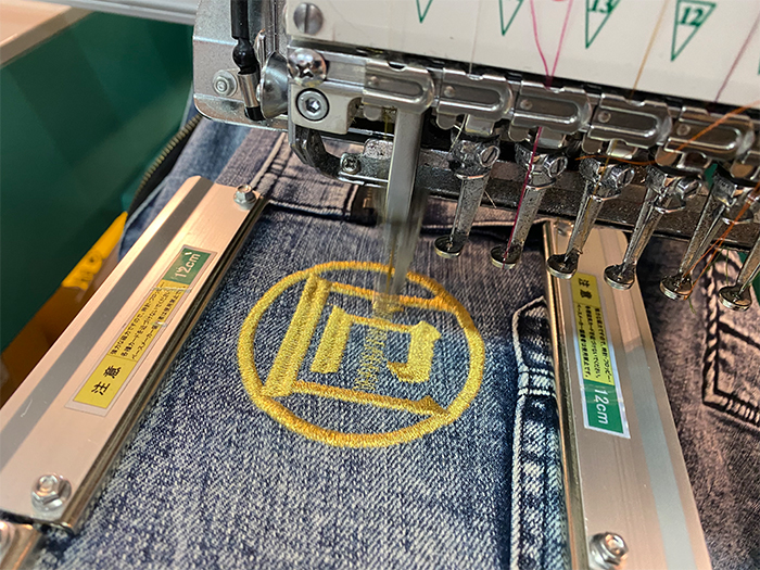 Gジャンに刺繍