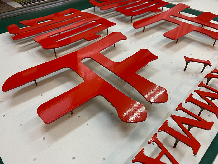 ステンレス文字